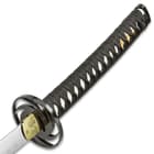 Undercover Tactical Two-Piece Sword Set With Scabbards - Carbon Steel Blades, Cotton Wrapped Wooden Handles, Display Stand
