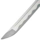 The blade is made of 1045 carbon steel