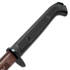 Honshu Boshin HellFyre Damascus Handmade Katana Sword - Hand Forged Red & Black Damascus Steel, Exclusive Metallurgical Process - Full Tang, Modern Tactical - TPR Grip, Wooden Saya - 41"
