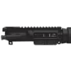 The 5.56x45 NATO caliber upper receiver is machined aluminum forgings 7075 with a salt bath nitride finish