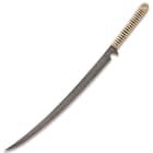 Black Ronin Tan Combat Wakizashi Sword With Injection Molded Sheath - Stonewashed Stainless Steel Blade, Cord-Wrapped Handle