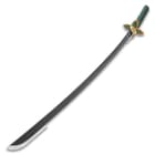 The full length of the sword