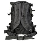 M48 OPS All-Purpose Black Backpack And Free Tactical Knife - 600D Nylon Construction, Metal Zippers, Spacious Pockets