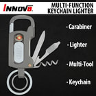 Innov8 Multi-Function Keychain Lighter - USB Cord Rechargeable