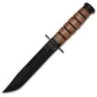 A view of the combat fighting knife
