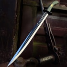 The sword that's included in the kit