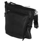 Gun ToteN Mamas Black Leather Bucket Tote Concealed Carry Handbag