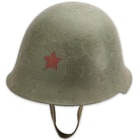 Serbian OD Steel Helmet, Used