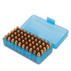 MTM Ammo Rack With Eight Ammo Boxes - 9mm, .380 ACP Rounds - Adjustable Shelves, Free Standing Or Wall Mount, Flip-Top Boxes