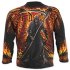 Flaming Death Wrap - Allover Long-Sleeve T-Shirt