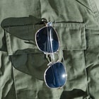 Aviator Pilot Sunglasses - 57 mm Polarized - Gold