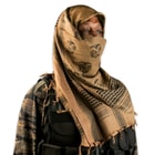 Globe Anchor Shemagh Head Wrap Coyote Brown