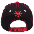Double Down Anarchy and Chaos Cap - Red and Black Twill with Microfiber
