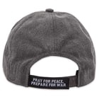 Double Down American Punisher Cap - Gray Cotton Twill