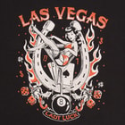 Vegas Lady Luck Black T-Shirt