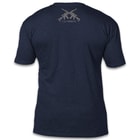 Come And Take It Navy T-Shirt - Cotton And Poly, Athletic Fit, Tagless, Screen-Printed Original Artwork