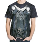 Liberation Armor Black T-Shirt - Pre-Shrunk 100 Percent Cotton, Soft Feel, Classic Fit, Hand-Dyed, Reinforced Stitching