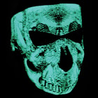 ZANheadger Black And White Glow In The Dark Skull Face Full Facemask