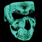 ZANheadger Glow In The Dark Skull Face Neoprene Half Facemask