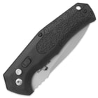 Bear Ops Bold Action Auto Serrated Pocket Knife