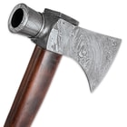 Timber Wolf Damascus Tomahawk With Blade Sheath