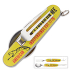 "Don't Tread on Me" Camp Dining Utensil Tool