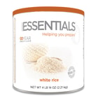 White rice is a source of thiamine and folate