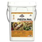 Augason Farms Fiesta Pail - 196 Servings Of Mexican Food, Individual Mylar Pouches, Breakfast, Lunch And Dinner, Up To 30 Year Shelf Life