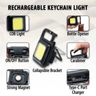 The variety of features the key chain light has