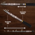 Details and features of the Mini Telescope Fishing Rod.