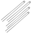 Double Prong Stainless Steel Skewers - Set Of 4