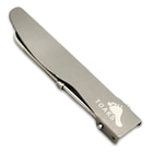 The TOAKS Titanium Folding Knife has a serrated blade.