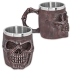 Rusted Red Fantasy Skull Coffee Mug and Tankard