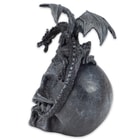 Dragon And Skull Statue With LED Light