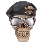 Bones And Beret Ranger Skullpture - Coin Bank