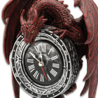 Close up image of the Enchanted Dragonlore Clock.