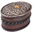 Golden Star Vintage-Style Jewelry Box
