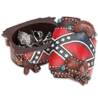 Confederate Flag Saddle Jewelry Box