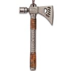Tomahawk Axe Necklace - Crafted Of Metal, Highly Detailed - 15” Wax Cord