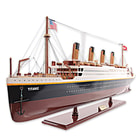 Handcrafted RMS Titanic Model on Display Stand | Historically Faithful Design, Details
