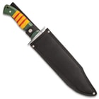 vietnam veteran bowin knife in nylon belt sheath