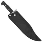 The bowie knife shown in its included sheath