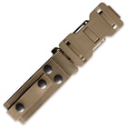 Gerber StrongArm Fixed Blade Knife - Partially Serrated - Coyote Brown