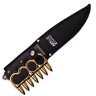 MTech USA Xtreme Bullet Knuckle Knife with Nylon Sheath