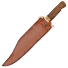 Primitive Bowie Wood Handle 18 Inch Overall