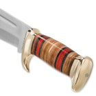 Timber Rattler Thunder Basin Bowie Knife with Leather Sheath