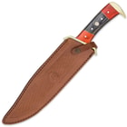 Timber Wolf Crimson And Ebony Bowie Knife