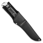 Timber Wolf Black Sentry Fixed Blade Knife - Stainless Steel Blade, G10 Handle, Stainless Steel Pins - Length 11”
