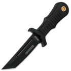 United Cutlery Sub Commander Black Mini Tanto Boot Knife With Sheath