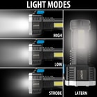 Showing 4 modes of the flashlight